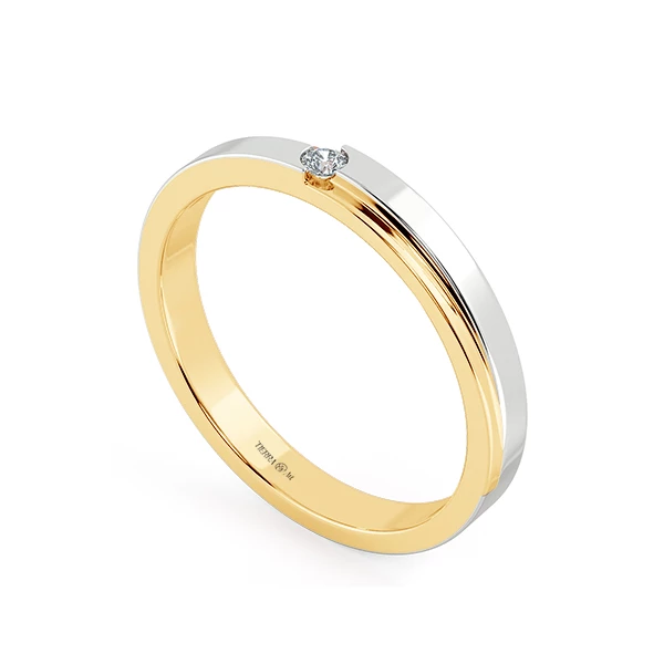 Modern Wedding Band Set NCC2001 5